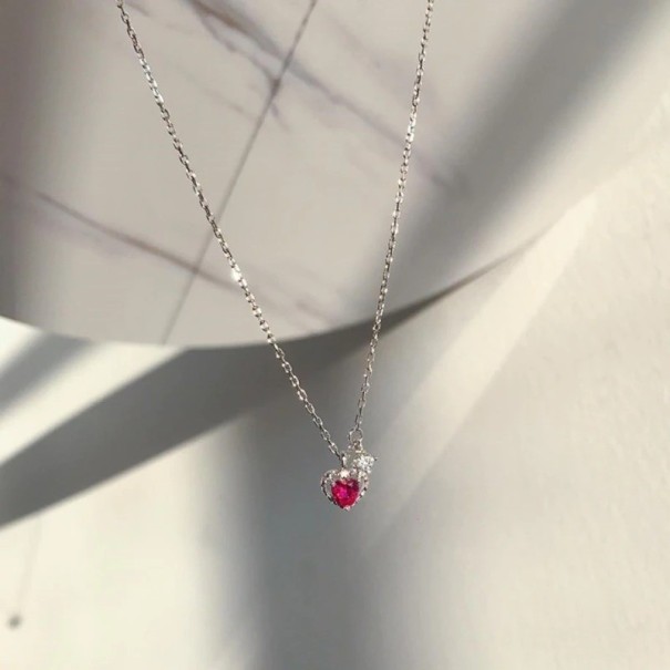 Collier pour femme avec cœur D475 1