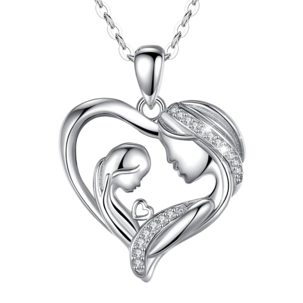 Collier pour femme avec cœur D762 45 cm