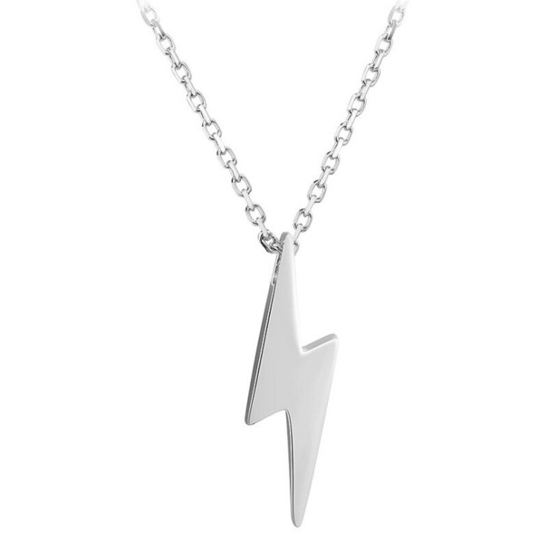 Collier pour femme avec éclair G536 argenté