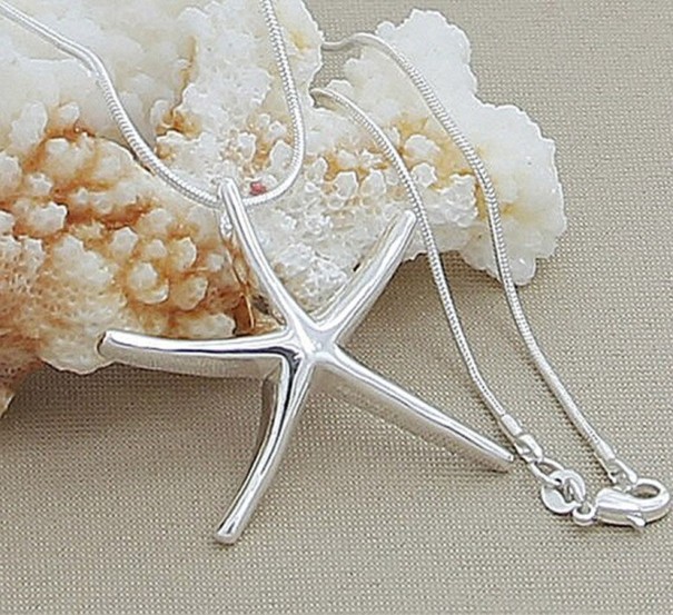 Collier pour femme avec étoile de mer 1
