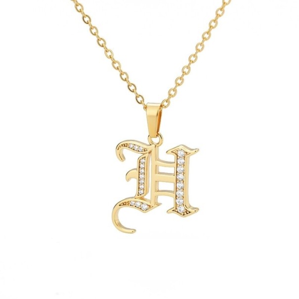 Collier pour femme avec la lettre D209 H
