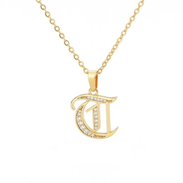 Collier pour femme avec la lettre D209 T