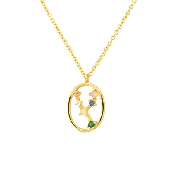 Collier pour femme avec le signe du zodiaque D391 11