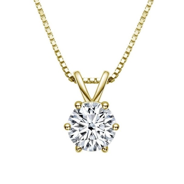 Collier pour femme avec pendentif D459 doré