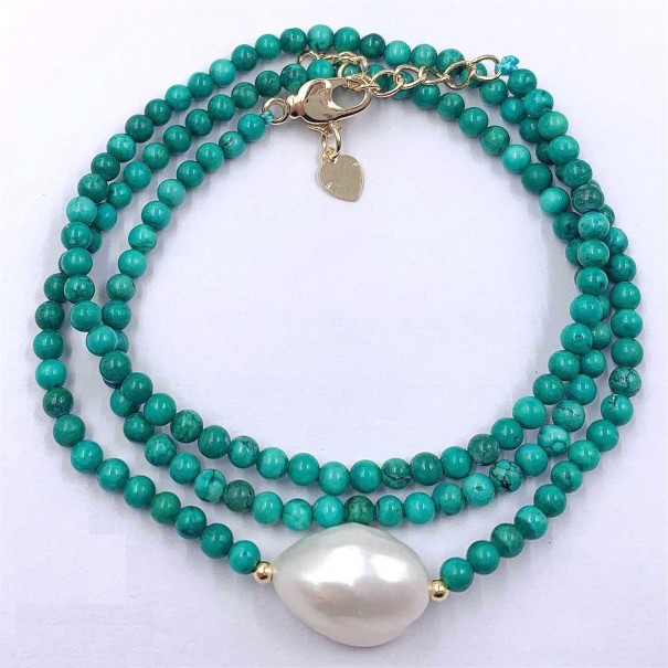 Collier pour femme avec perle J188 1