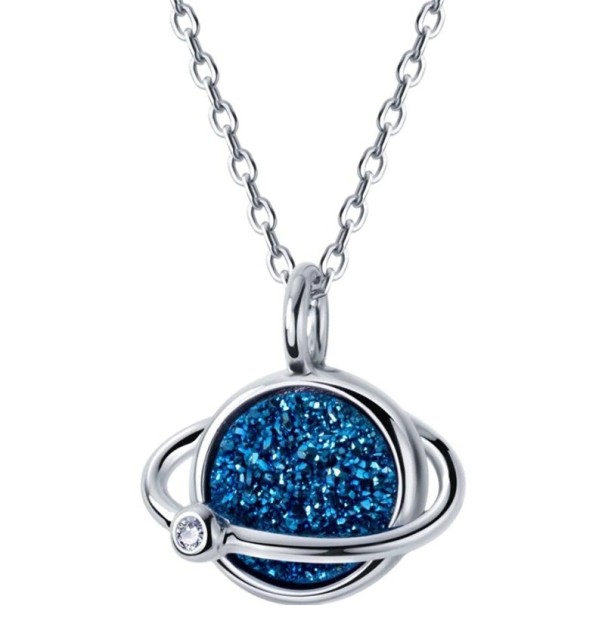 Collier pour femme avec planète D728 1