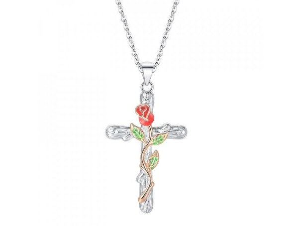 Collier pour femmes avec croix D161 14