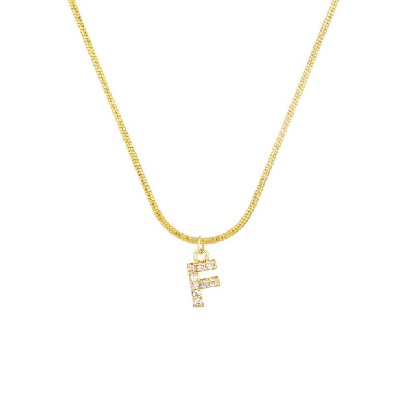 Collier pour femmes avec la lettre D258 F