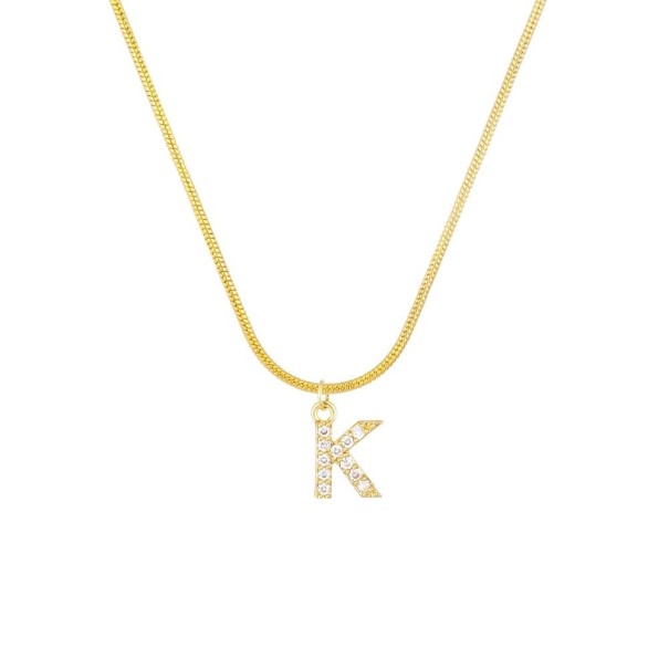 Collier pour femmes avec la lettre D258 K