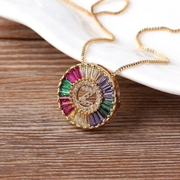 Collier pour femmes avec la lettre D286 Z