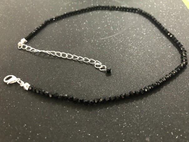 Collier pour femmes avec perles D41 argenté