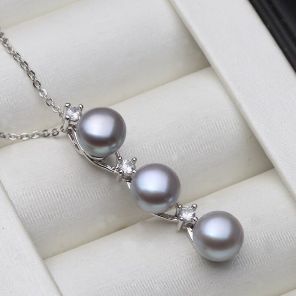 Collier pour femmes avec perles D414 3