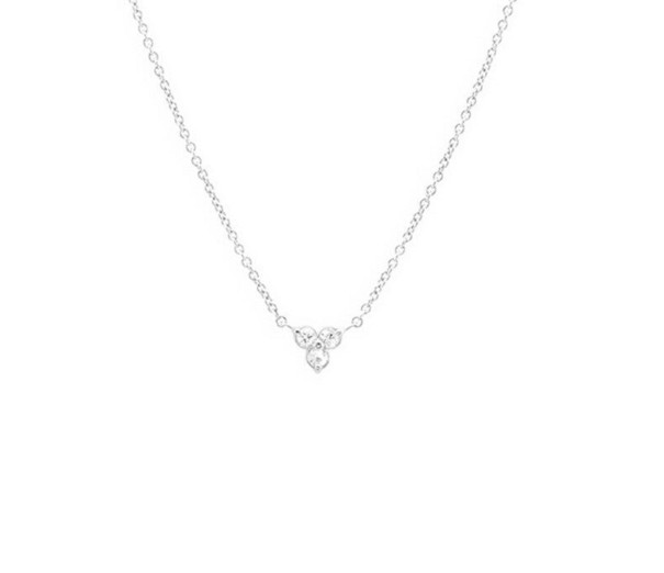 Collier pour femmes avec pierres G450 argenté