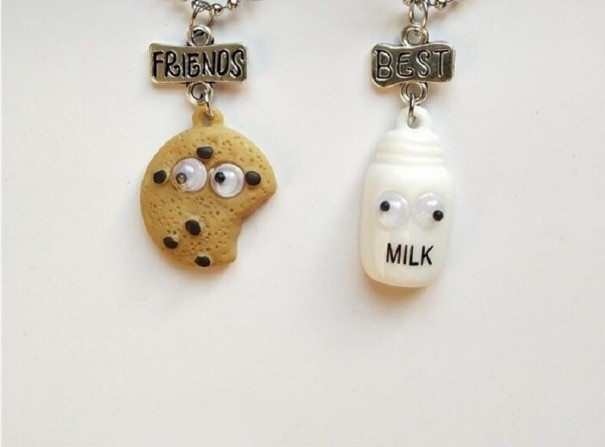 Collier pour meilleures amies D289 3