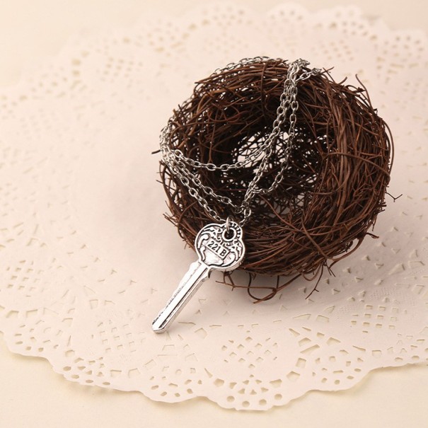 Collier - Sherlock Holmes J719 argenté