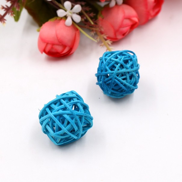 Colourful Decorative Balls - DIY - 10 Pieces blue