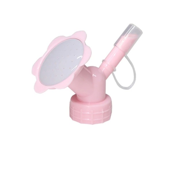 Colourful Watering Head for PET Bottle 1 pc with Flower-Shaped Spray Nozzle 70 mm pink