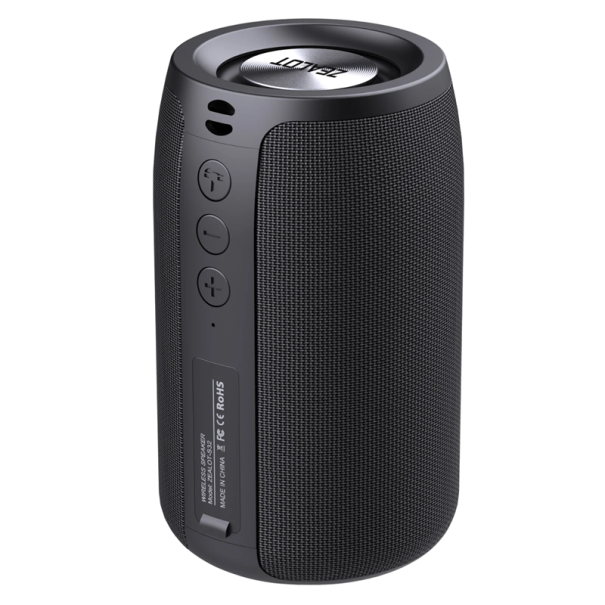 Coluna Bluetooth 5.2 Portátil com Subwoofer HIFI, Rádio FM, IPX5 à Prova de Água, USB, TF, TWS, AUX 2000mAh 1