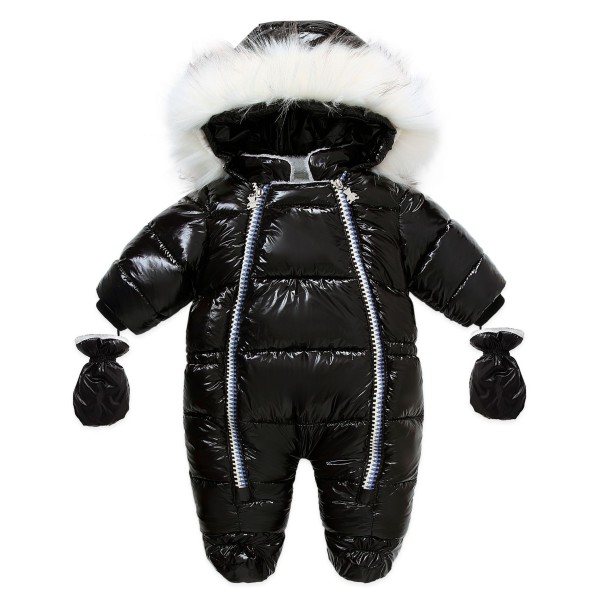 Combinaison d'hiver pour bébé T2702 noir 6-9 mois