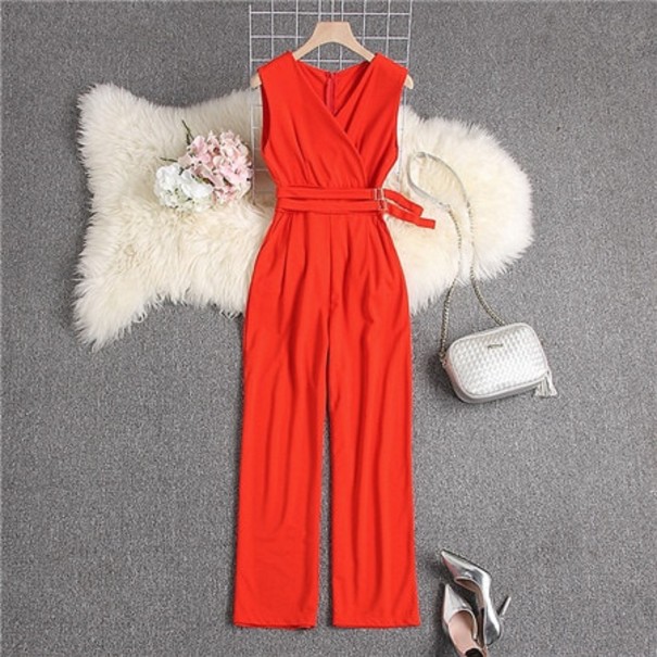 Combinaison Femme avec Ceintures orange L