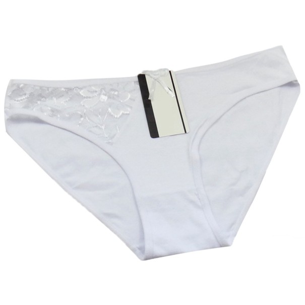 Comfortabele damesslipjes wit XS