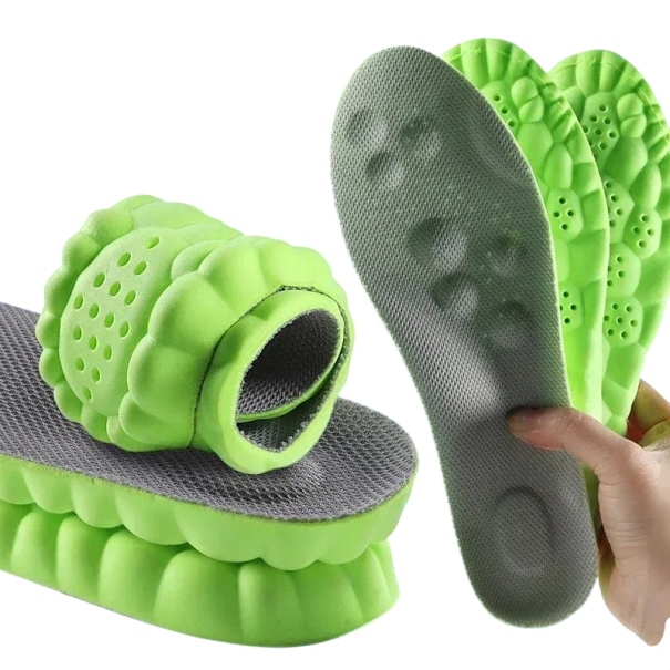 Comfortabele schoeninlegzolen in neutrale kleuren Ondersteuning van de voetboog en hiel Één maat past iedereen Schokabsorptie Geschikt voor dagelijks wandelen groen 39-40