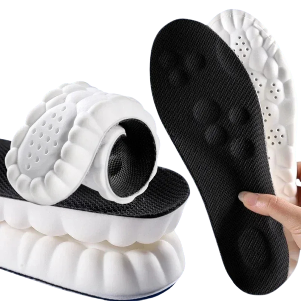 Comfortabele schoeninlegzolen in neutrale kleuren Ondersteuning van de voetboog en hiel Één maat past iedereen Schokabsorptie Geschikt voor dagelijks wandelen zwart 39-40