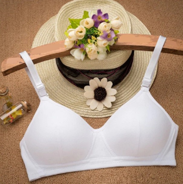 Comfortbeha voor meisjes wit 12