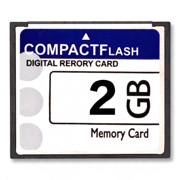 CompactFlash CF 2 GB Muistikortti 4,2 x 3,6 cm Valkoisininen Digitaaliseen valokuvauskameraan Valokuville ja tiedoille CF-korttipaikalla 1