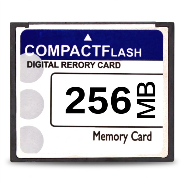 CompactFlash CF 256 MB 4,2 x 3,6 cm Hvidblå Til digitalkameraer Til billeder og data Til enheder med CF-slot 1