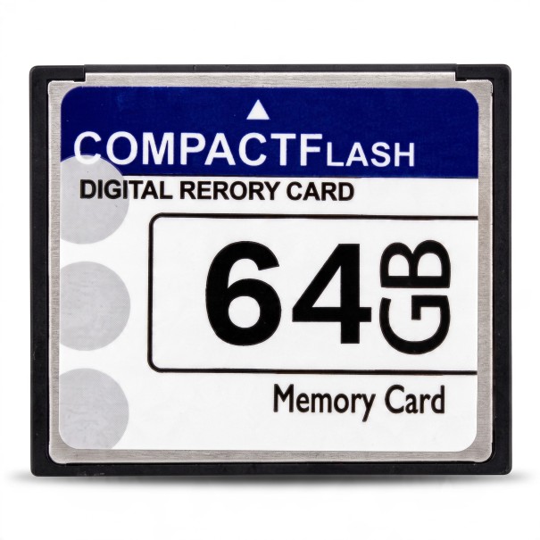 CompactFlash CF Geheugenkaart 64 GB 4,2 x 3,6 cm Witblauw Voor digitale camera Voor foto's en gegevens Voor apparaten met CF-slot 1