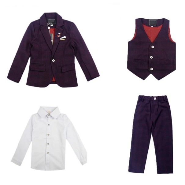 Completo da Ragazzo B1312 bordeaux 12 B