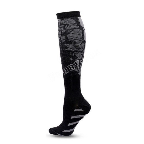 Compressiekniekousen T829 grijs L/XL