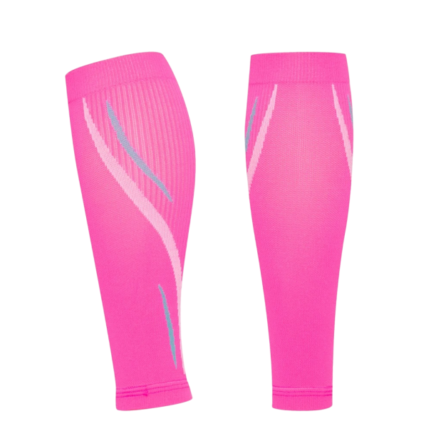 Compressiekousen tegen spataderen Compressiekousen voor de kuit Compressiekousen zonder teen Geschikt voor sporten roze S/M