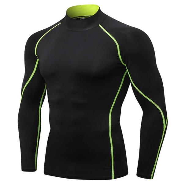 Compressieshirt voor heren F17841 neon groen XS