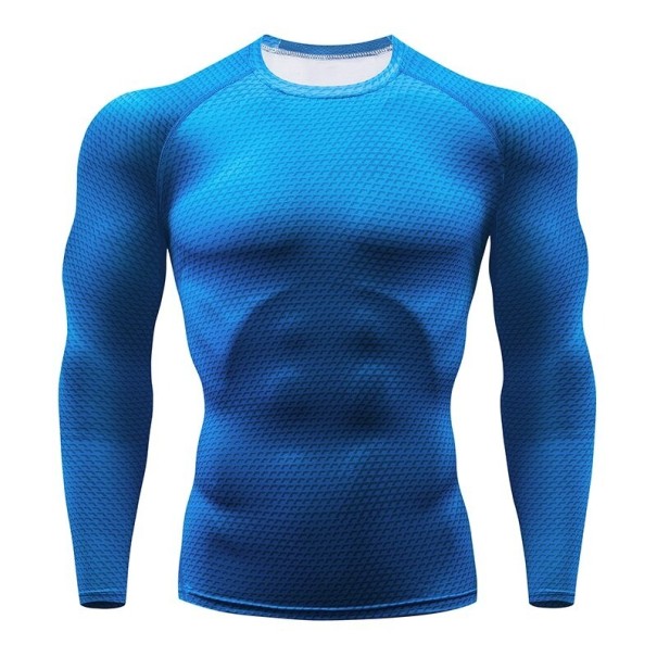 Compressieshirt voor heren F1796 blauw S 1