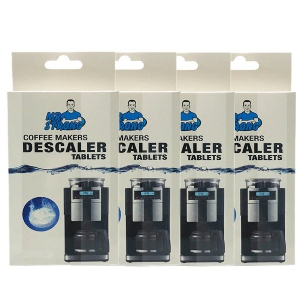 Comprimidos de limpeza e descalcificação para máquina de café 80 pcs Para remoção de calcário Cada comprimido embalado individualmente em saco 1
