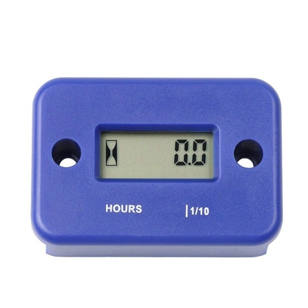 Compteur d'heures moteur bleu