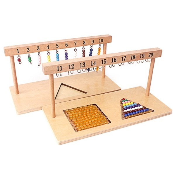 Compteur en bois 2 pcs 1