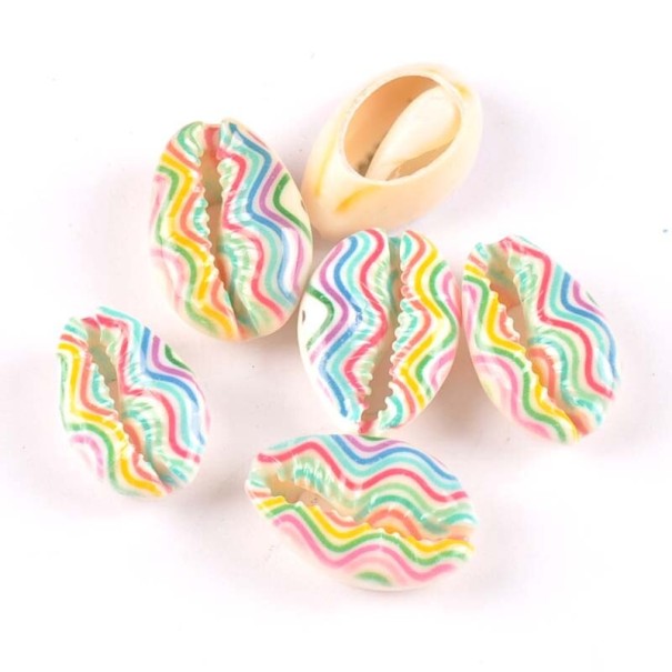 Conchas decorativas con adornos 10 uds. 19