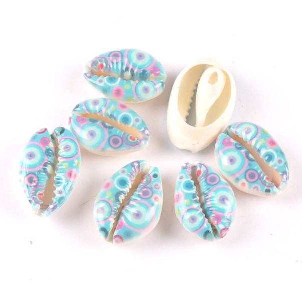 Conchiglie decorative con ornamenti 10 pz 15