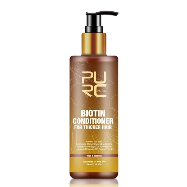 Condicionador capilar 300 ml com biotina para crescimento rápido do cabelo Condicionador com extrato de gengibre para cabelos mais fortes e densos 1