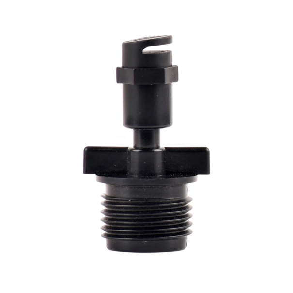 Conector reductor para boquilla de nebulización 6 mm plástico negro adaptador de conexión para sistema de riego y distribución de agua 1
