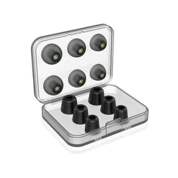 Conectores para auriculares 12 uds. negro