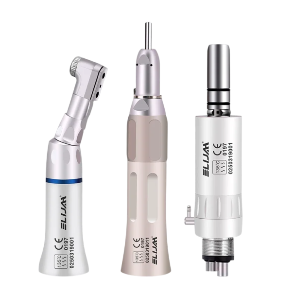 Conjunto de 3 pcs de pontas de baixa velocidade para broca dentária Contra ângulo bico reto motor M4 ISO E-Type ferramentas dentárias para odontologia 1