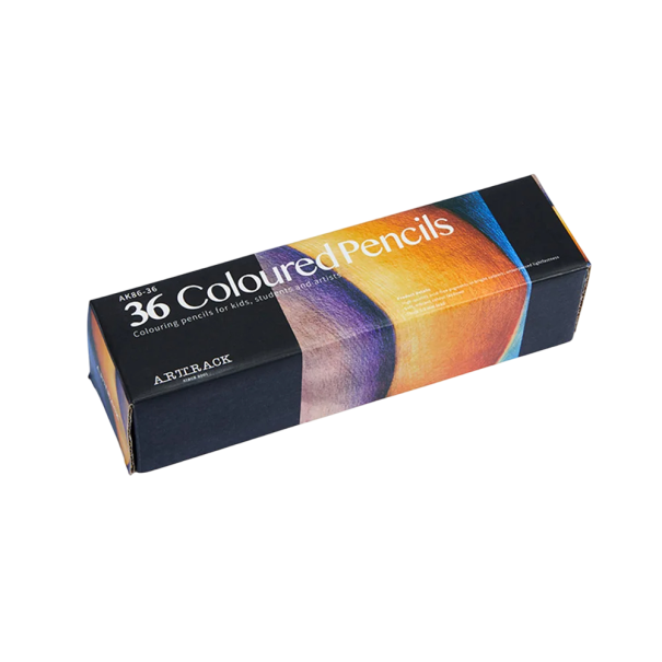 Conjunto de 36 lápis de cor de madeira para desenhar e escrever Lápis escolares para crianças e adultos Artesanato Material de arte Papelaria 1