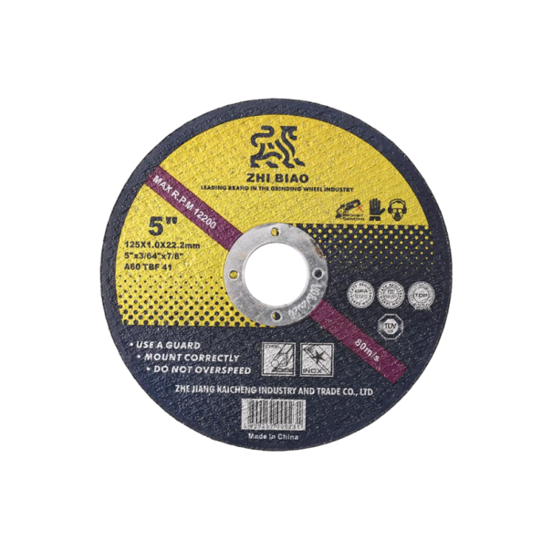 Conjunto de 5 discos de corte 125mm discos de resina para rebarbadora em metal ferro cobre madeira plástico discos de corte universais 1