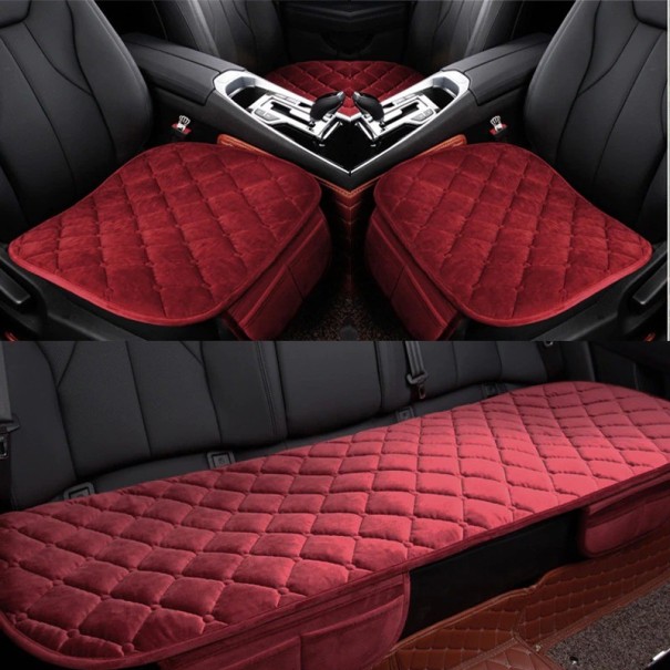 Conjunto de capas de banco 3 pcs Z163 vermelho