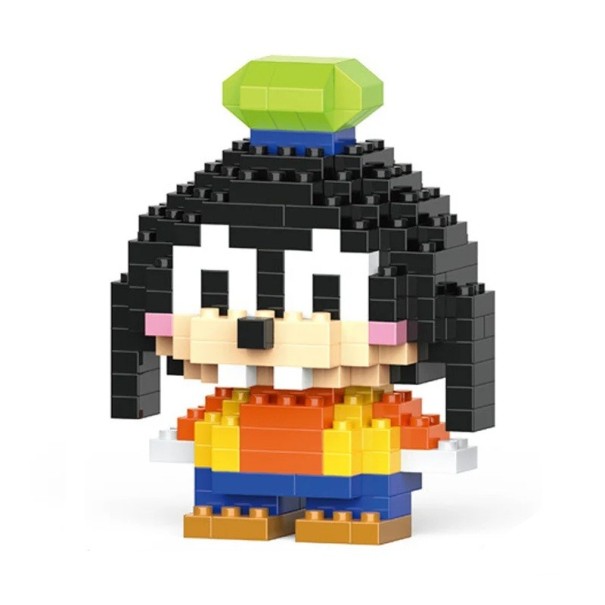 Conjunto de construção infantil cão Goofy 176 pcs modelo 3D 5,4x3,6x6,8 cm Blocos criativos para crianças figura Disney Quebra-cabeça Presente para rapazes e raparigas 1