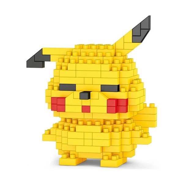 Conjunto de Construção Infantil Pikachu 178 pcs Modelo 3D em Blocos 7x4x6 cm Figura Criativa de Montagem Pokémon Brinquedo para Crianças Presente para Rapazes e Raparigas 1
